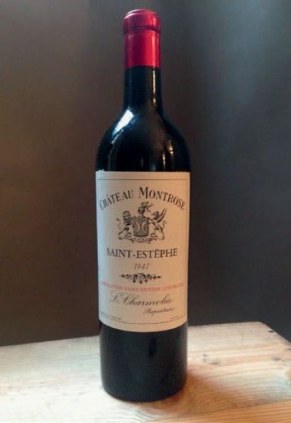 1 Bouteille Château Montrose 1947, capsule...