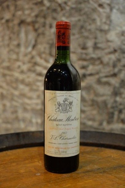 1 Bouteille Châtreau Montrose 1961, niveau:...