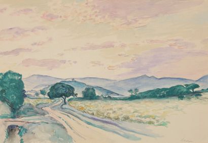 Henri LEBASQUE (1865-1937)

Paysage aux environs...
