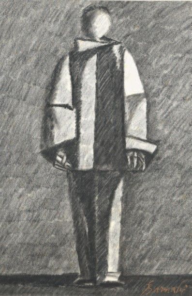 Duilio BARNABÉ (1914-1961)

Homme debout
Fusain...