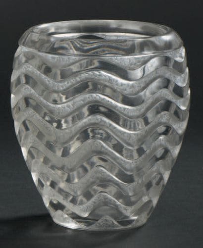 CRISTAL LALIQUE

Vase «Méandres» en cristal...