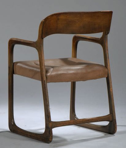 TRAVAIL SCANDINAVE
Suite de sept fauteuils...