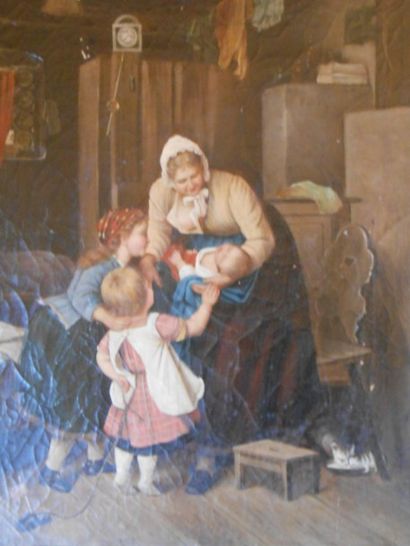 Ecole française du XIXème siècle : 

Maternités

Deux...