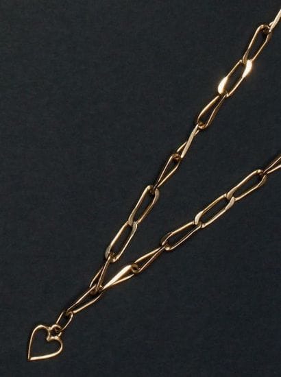 Collier en or jaune 18K (750°/00) maille...