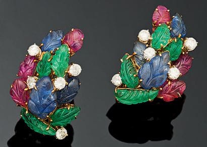 Paire de boucles d'oreilles «Tutti Frutti»...