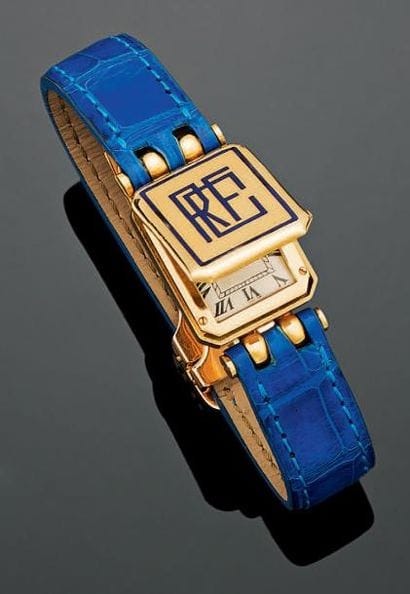 CARTIER
Montre bracelet rectangulaire «savonnette»...