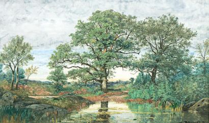 Michel Bouquet (1807-1890)
Paysage
Terre...