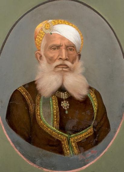 École INDIENNE vers 1930
Portrait d'un indien
Gouache.
Signé...