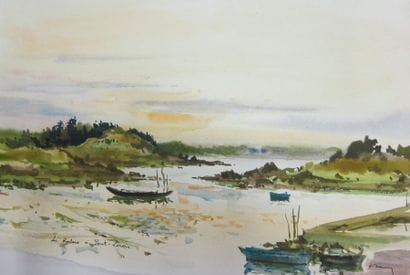 Henri DAVY (1913-1988)

Le parc à huître,...