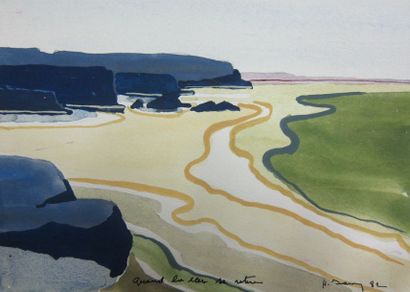 Henri DAVY (1913-1988)

Quand la mer se retire

Aquarelle...