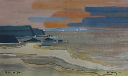Henri DAVY (1913-1988)

Quand la mer se retire

Aquarelle...