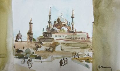 Henri DAVY (1913-1988) 

Agra et le Taj-Mahal

Aquarelle...