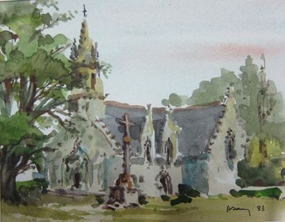 Henri DAVY (1913-1988)

Eglise en Bretagne

Aquarelle...