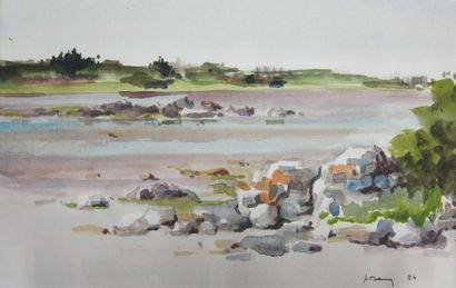 Henri DAVY (1913-1988)

Eglise en Bretagne

Aquarelle...