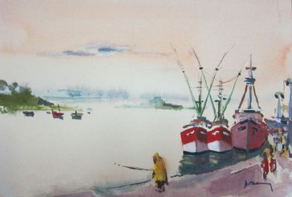 Henri DAVY (1913-1988)

Eglise en Bretagne

Aquarelle...