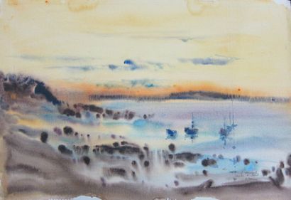 Henri DAVY (1913-1988)

Port-Louis

Aquarelle...