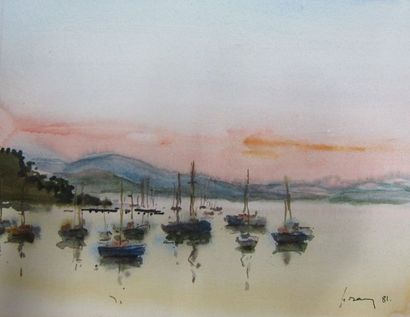 Henri DAVY (1913-1988)

Rakou les Deriks

Aquarelle...
