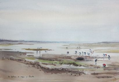 Henri DAVY (1913-1988)

Les pêcheurs de coques...