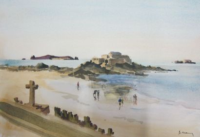 Henri DAVY (1913-1988)

Les pêcheurs de coques...