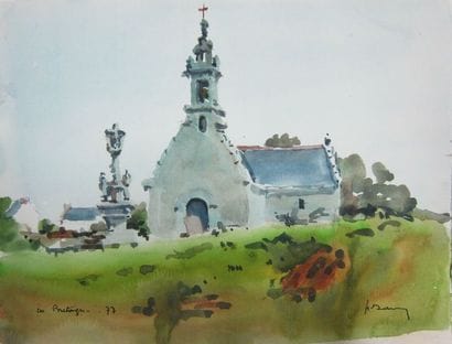 Henri DAVY (1913-1988)

Eglise en Bretagne

Aquarelle...