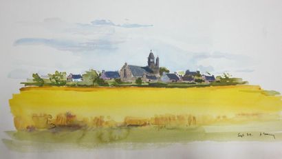 Henri DAVY (1913-1988)

Eglise en Bretagne

Aquarelle...