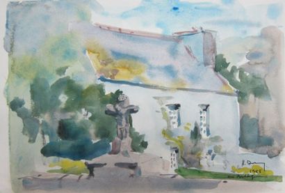 Henri DAVY (1913-1988)

Eglise en Bretagne

Aquarelle...