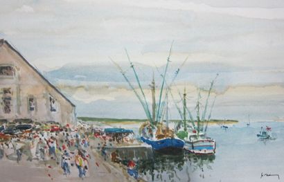 Henri DAVY (1913-1988)

La Criée

Aquarelle...