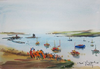Henri DAVY (1913-1988)

La Criée

Aquarelle...