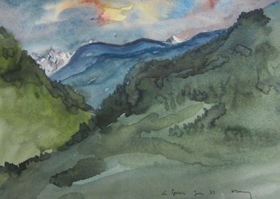 Henri DAVY (1913-1988) [3]

Les Pyrénées

Aquarelle...