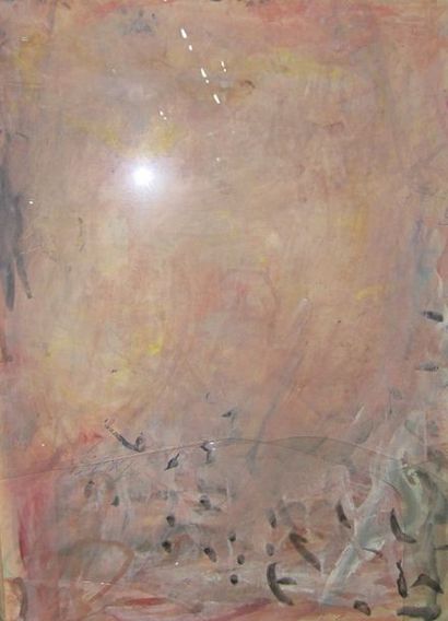 COJAN Aurel (1914-2005),
Composition rose...
