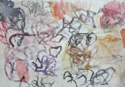COJAN Aurel (1914-2005),
Formes libres mauve...
