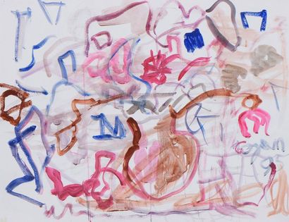 COJAN Aurel (1914-2005),

Le vase de fleurs...