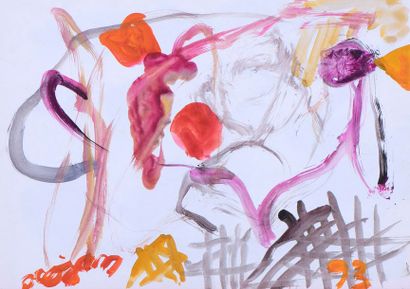 COJAN Aurel (1914-2005),

Composition abstraite...