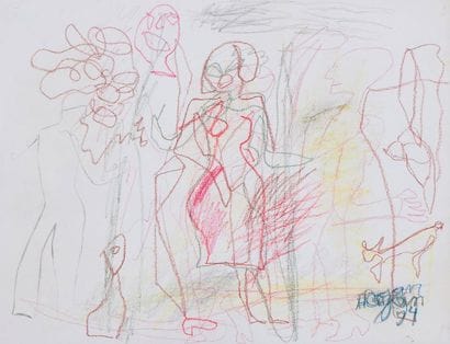 COJAN Aurel (1914-2005),

Personnages au...