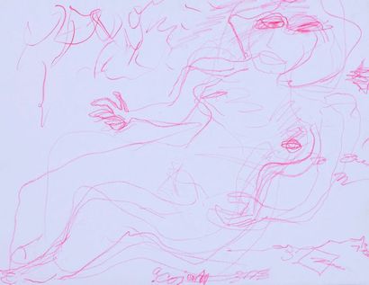 COJAN Aurel (1914-2005),

Nue rouge allongée

Pastel...