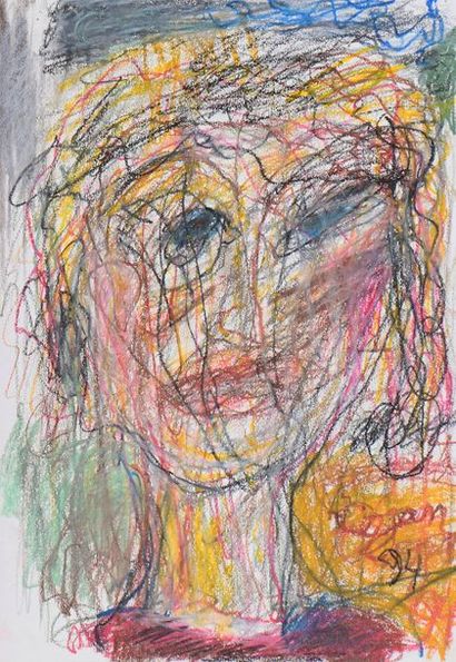 COJAN Aurel (1914-2005),

Visage féminin

Pastel...