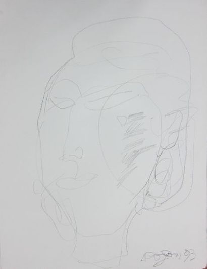 COJAN Aurel (1914-2005),

Profil de femme

Pastel...