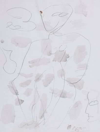 COJAN Aurel (1914-2005),

Femme nue au pichet

Pastel...