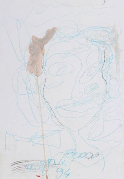 COJAN Aurel (1914-2005),

Visage féminin...