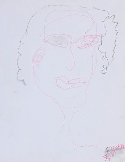 COJAN Aurel (1914-2005),

Profil de femme...