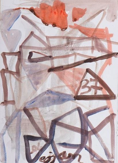 COJAN Aurel (1914-2005),

37 dans un triangle

Aquarelle...