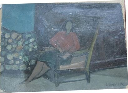 Léon SABATIER (1891 - 1965)

Femme au fauteuil,...