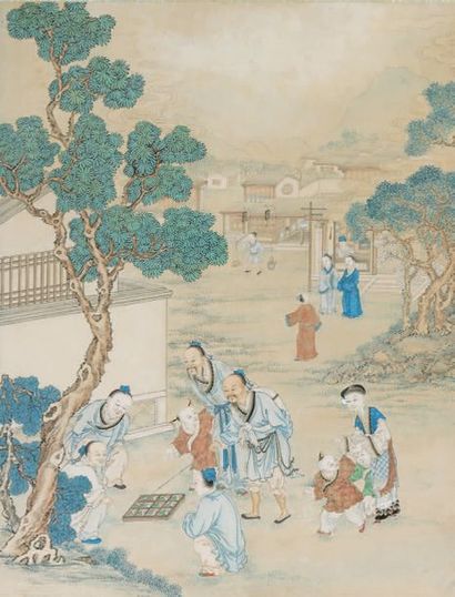 CHINE - XIXe siècle

* Ensemble de 6 pages...