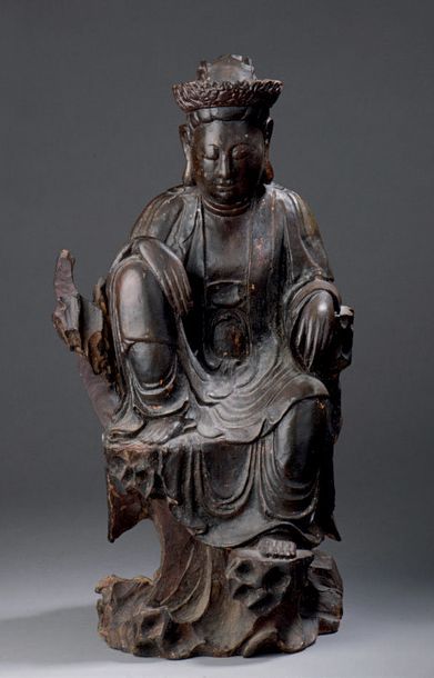 VIETNAM - XIXe siècle

Statuette de Guanyin...