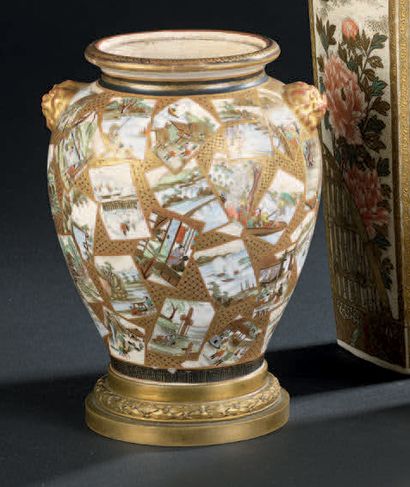 JAPON, Fours de Satsuma - Époque Meiji (1868-1912)

Pot...