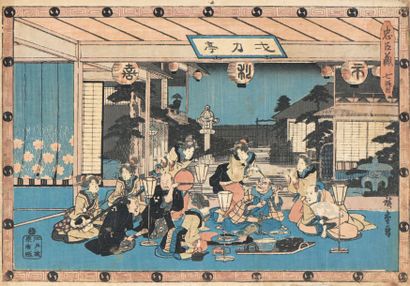Utagawa Hiroshige (1797-1858)

Deux oban...