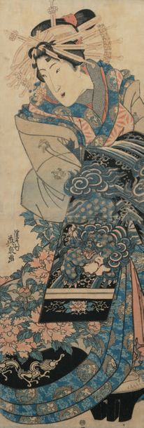 Keisai Eisen (1790-1848)

Double oban tate-e,...