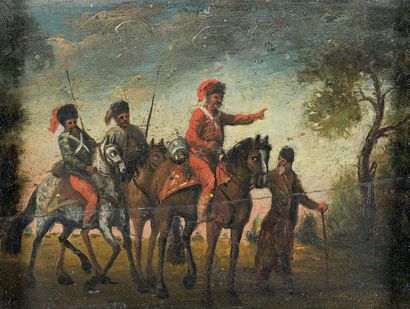 École RUSSE de la fin du XVIIIe siècle

Soldats...