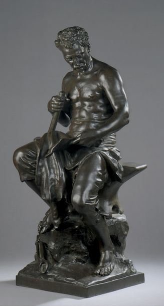 Mathurin MOREAU (1822-1912)

Forgeron
Bronze,...