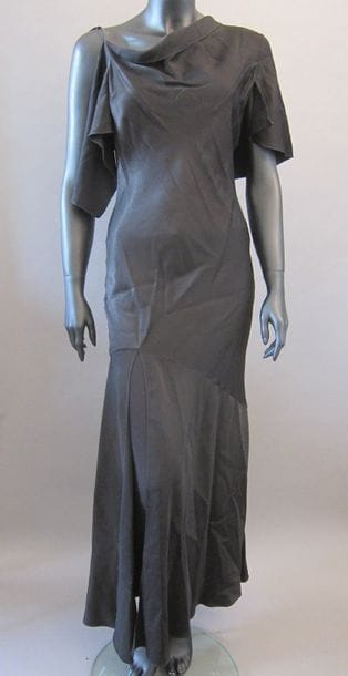 John GALLIANO 

Robe longue en acétate et...